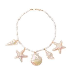 BARBIE™ THE MOVIE © WARNER BROS. SEASHELL NECKLACE ZARA COLLABORATION